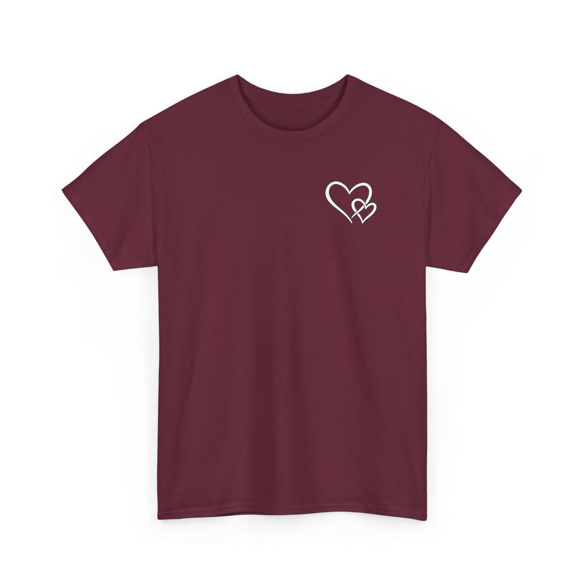 Inspirational Heart T-Shirt – "To the Person Behind Me: You Are Amazing, Beautiful and Enough" Motivational Tee