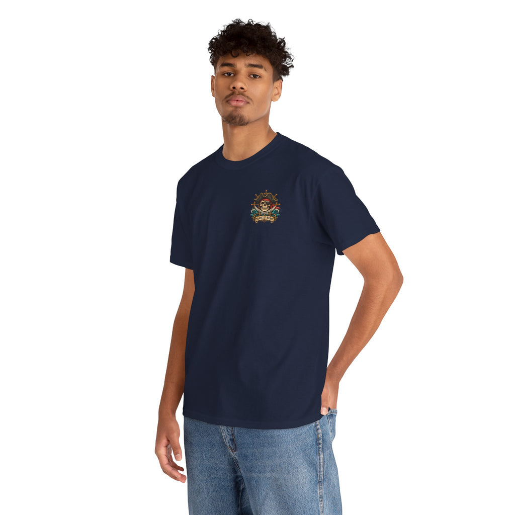 Pirate Skull Tee — "I Was a Pirate" Nautical Skull, Water • Alcohol • Booty • Boats Graphic T‑Shirt