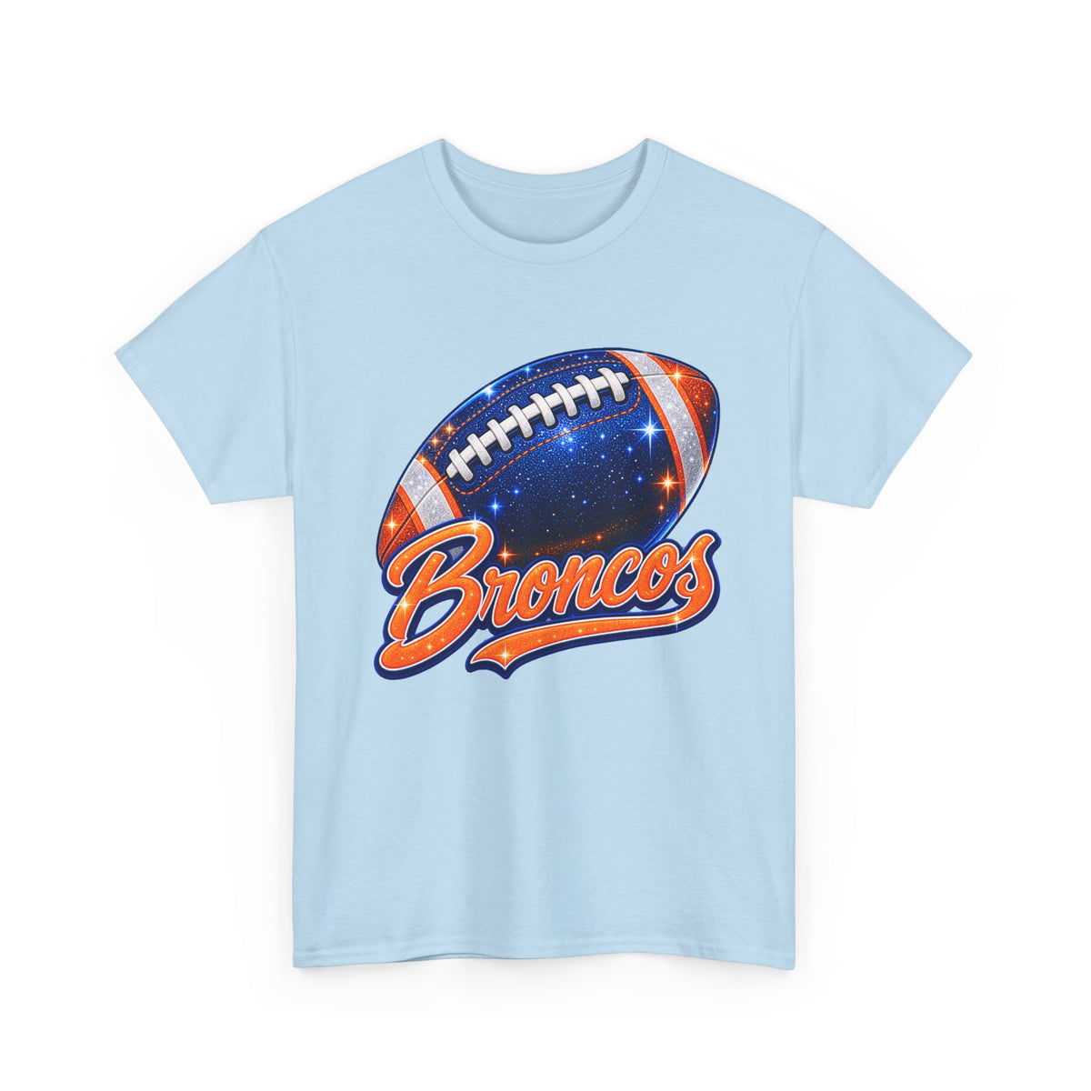 Broncos Football T-Shirt — Galaxy Football Graphic Tee