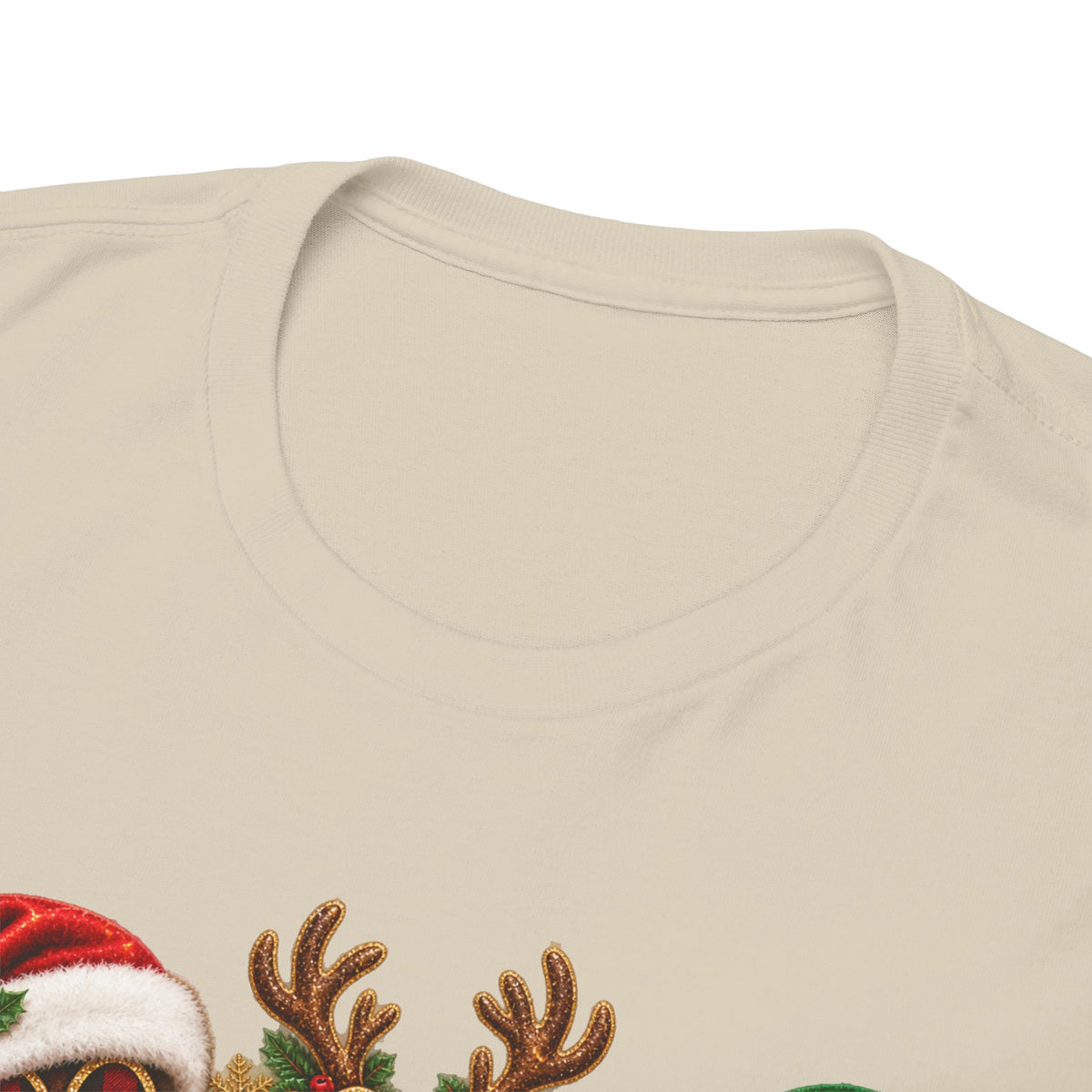 Merry Christmas Paw Prints Holiday Graphic Tee