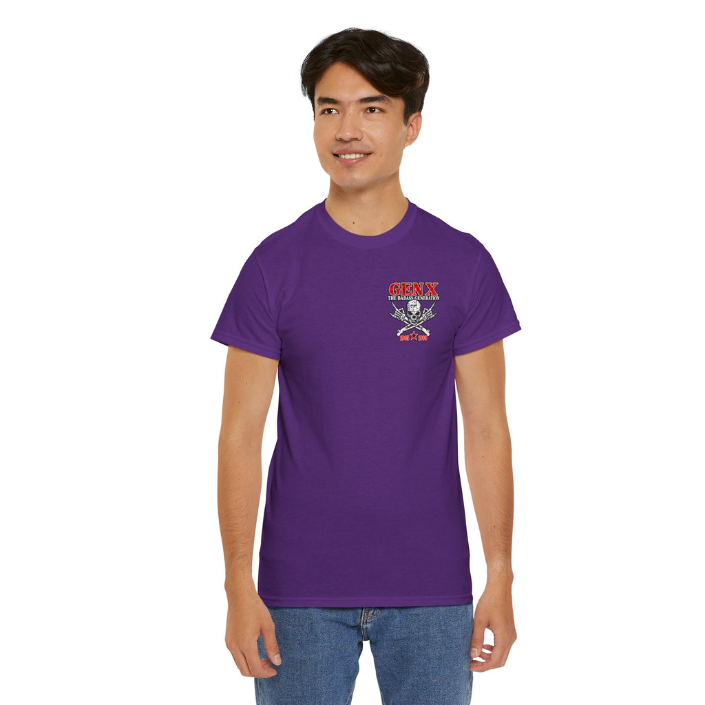 Gen X T‑Shirt — "The Badass Generation" Skull & Crossbones Retro Tee