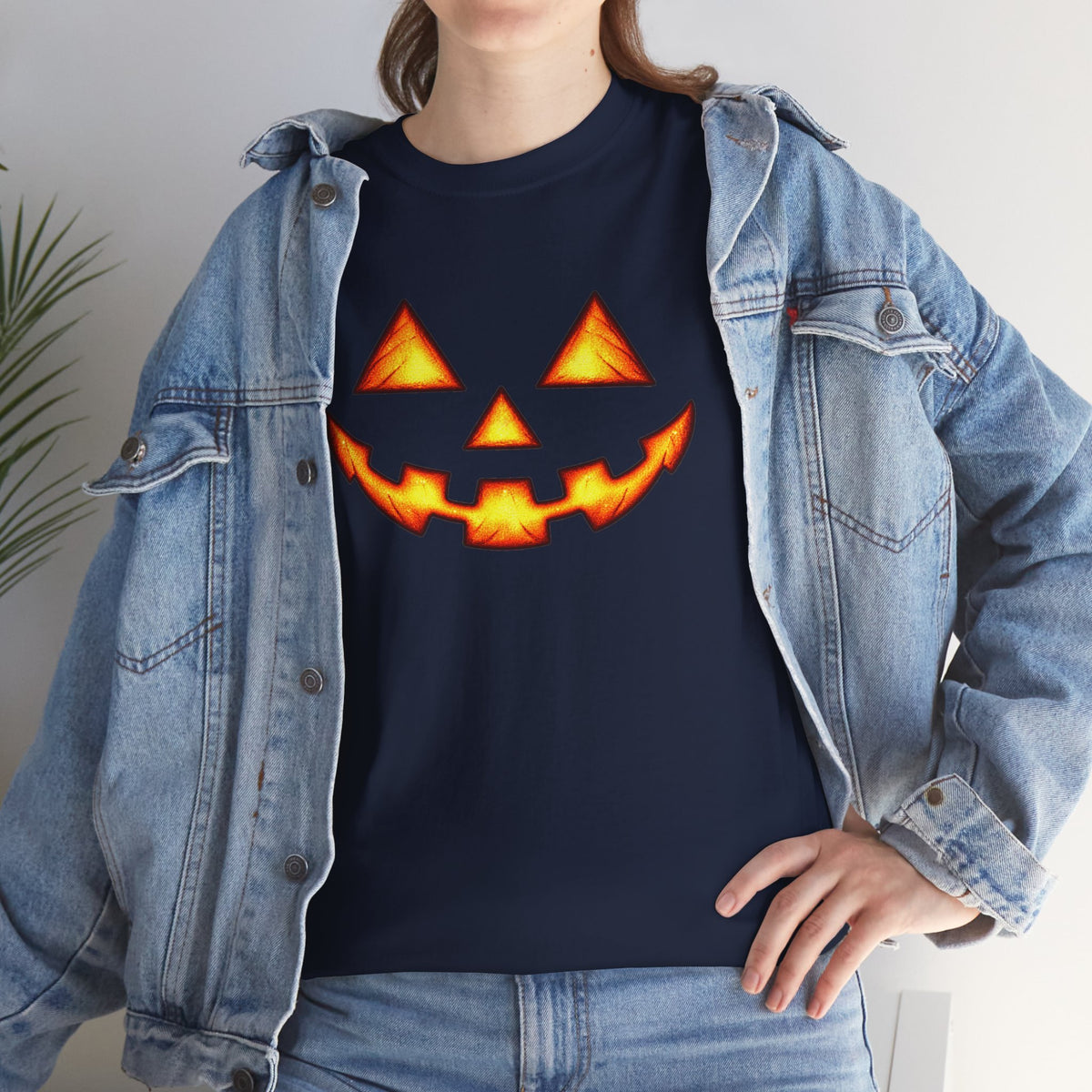 Halloween Jack-O'-Lantern Happy T-Shirt