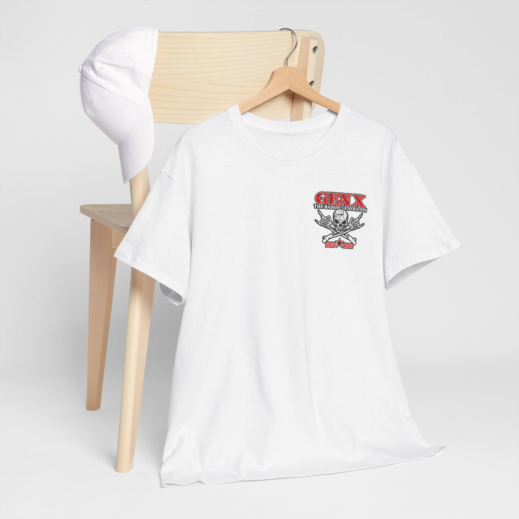 Gen X T‑Shirt — "The Badass Generation" Skull & Crossbones Retro Tee