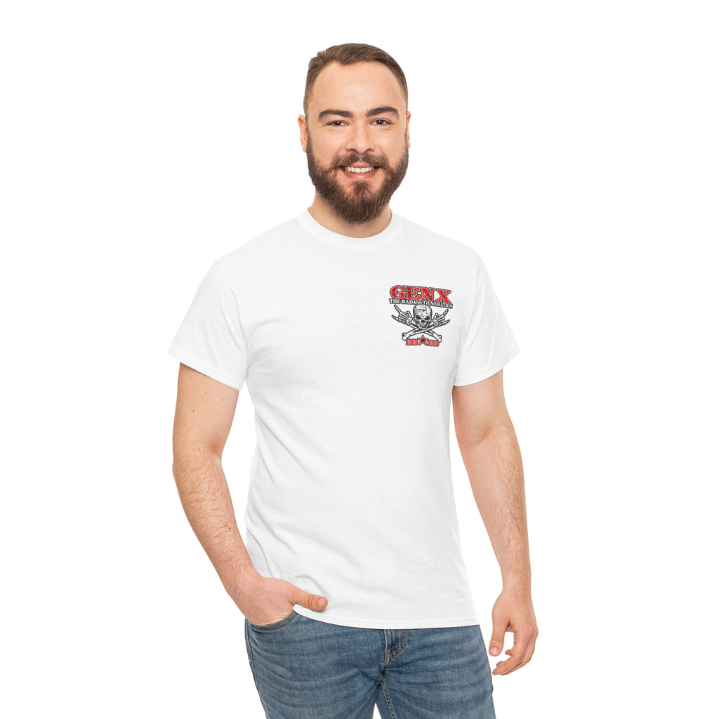 Gen X T‑Shirt — "The Badass Generation" Skull & Crossbones Retro Tee