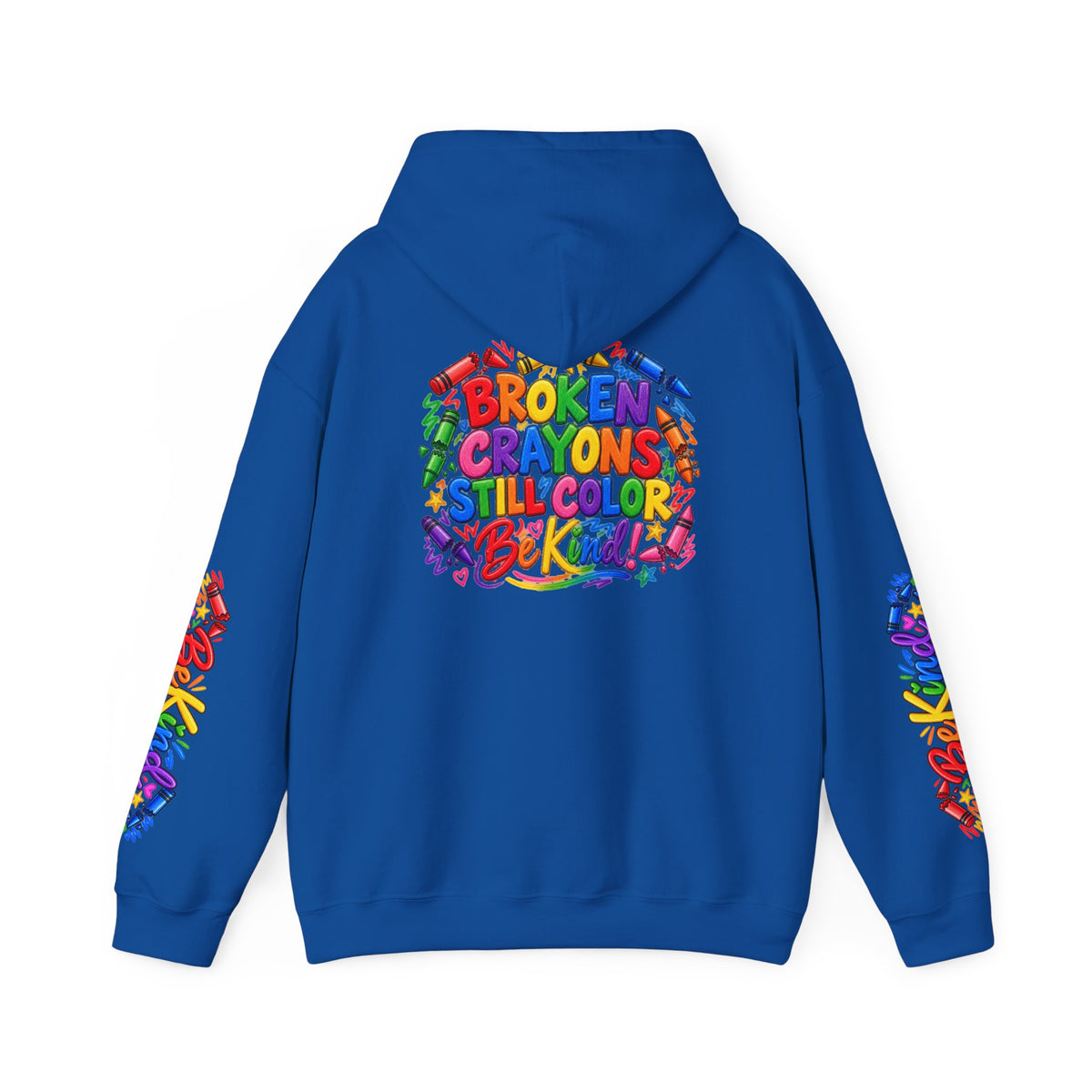 Broken Crayons Still Colorful Rainbow Art Hoodie