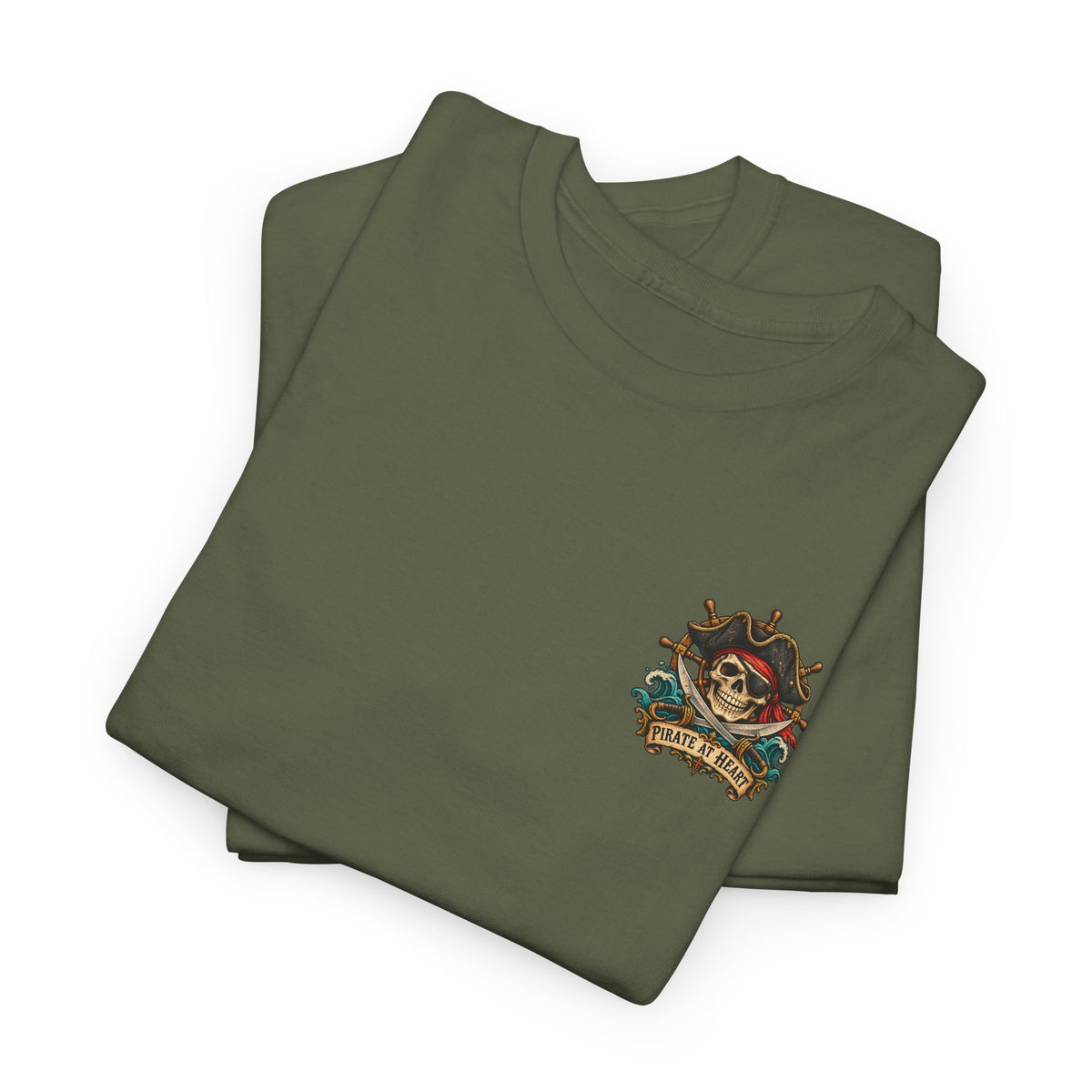 Pirate Skull Tee — "I Was a Pirate" Nautical Skull, Water • Alcohol • Booty • Boats Graphic T‑Shirt