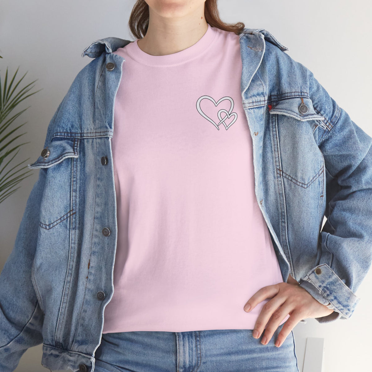 Inspirational Heart T-Shirt – "To the Person Behind Me: You Are Amazing, Beautiful and Enough" Motivational Tee