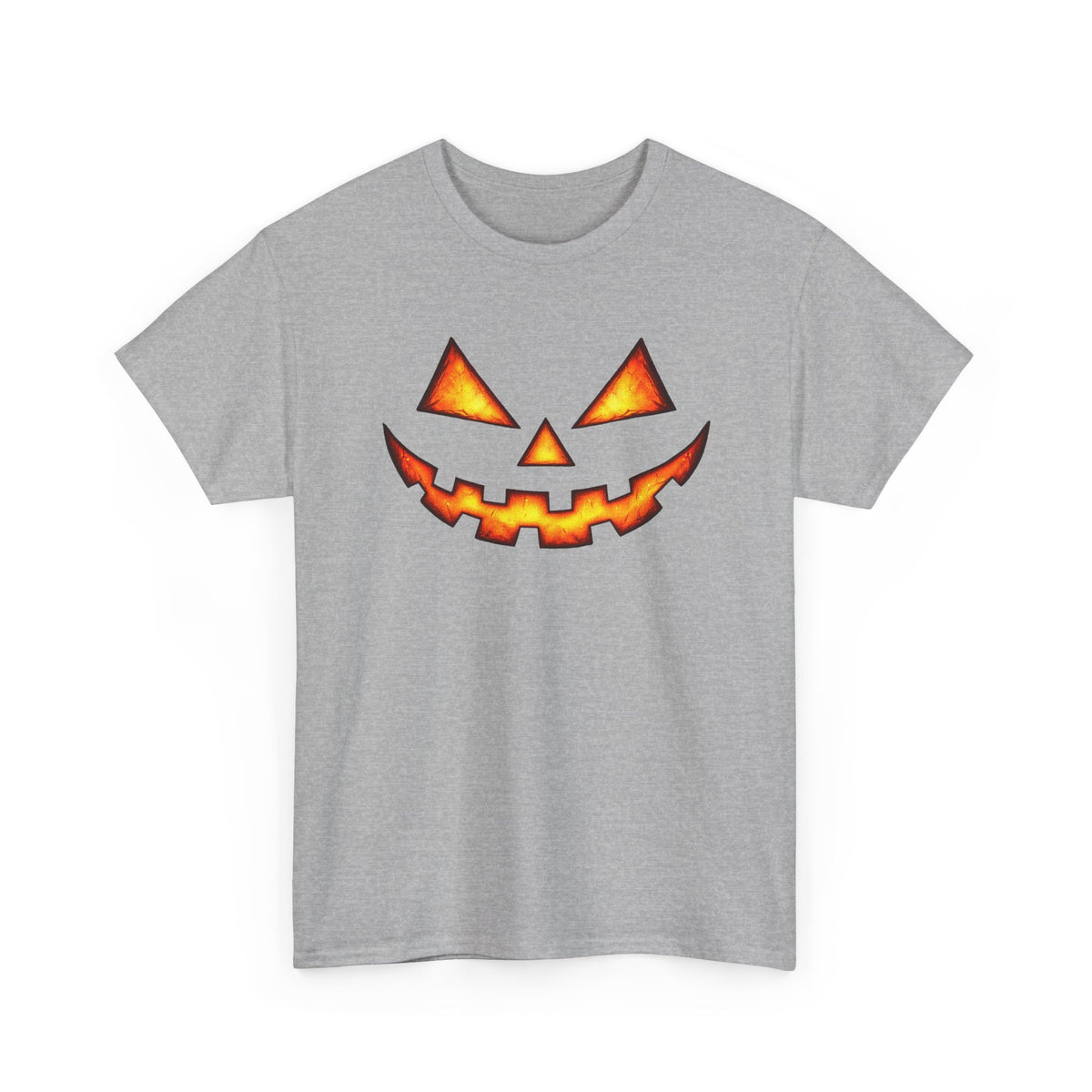 Jack-O'-Lantern Pumpkin Scary Face T-Shirt — Halloween Horror Costume Tee