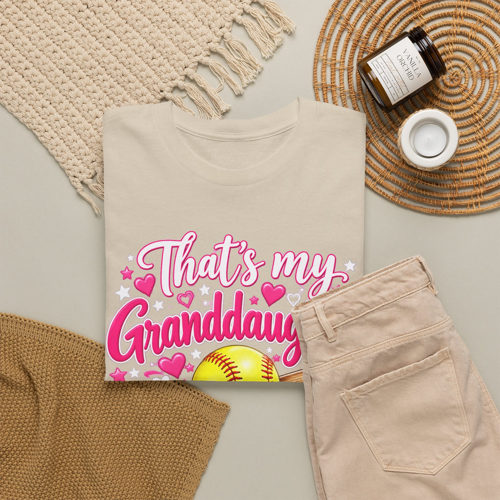 That’s My Granddaughter Out There Softball Grandma T-Shirt