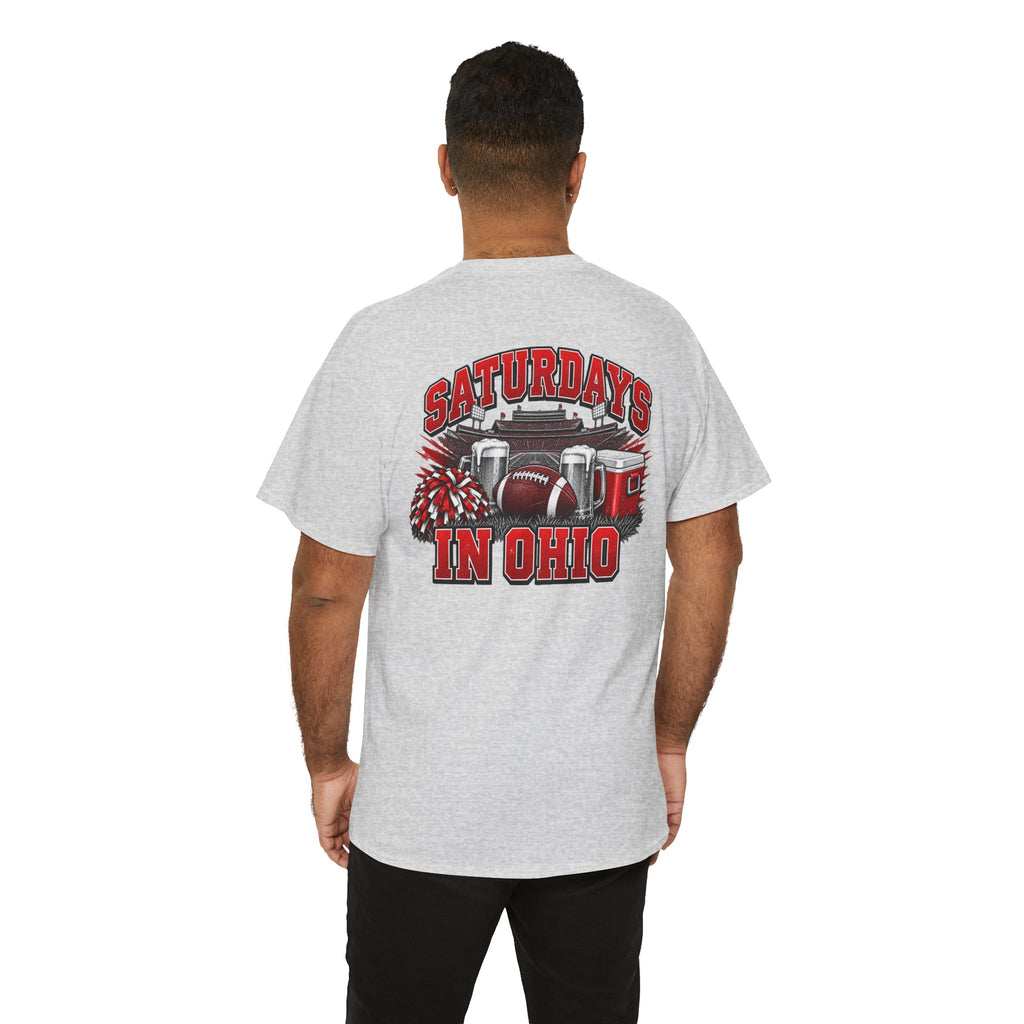 T-Shirt — Saturdays in Ohio Football & Tailgate Tee