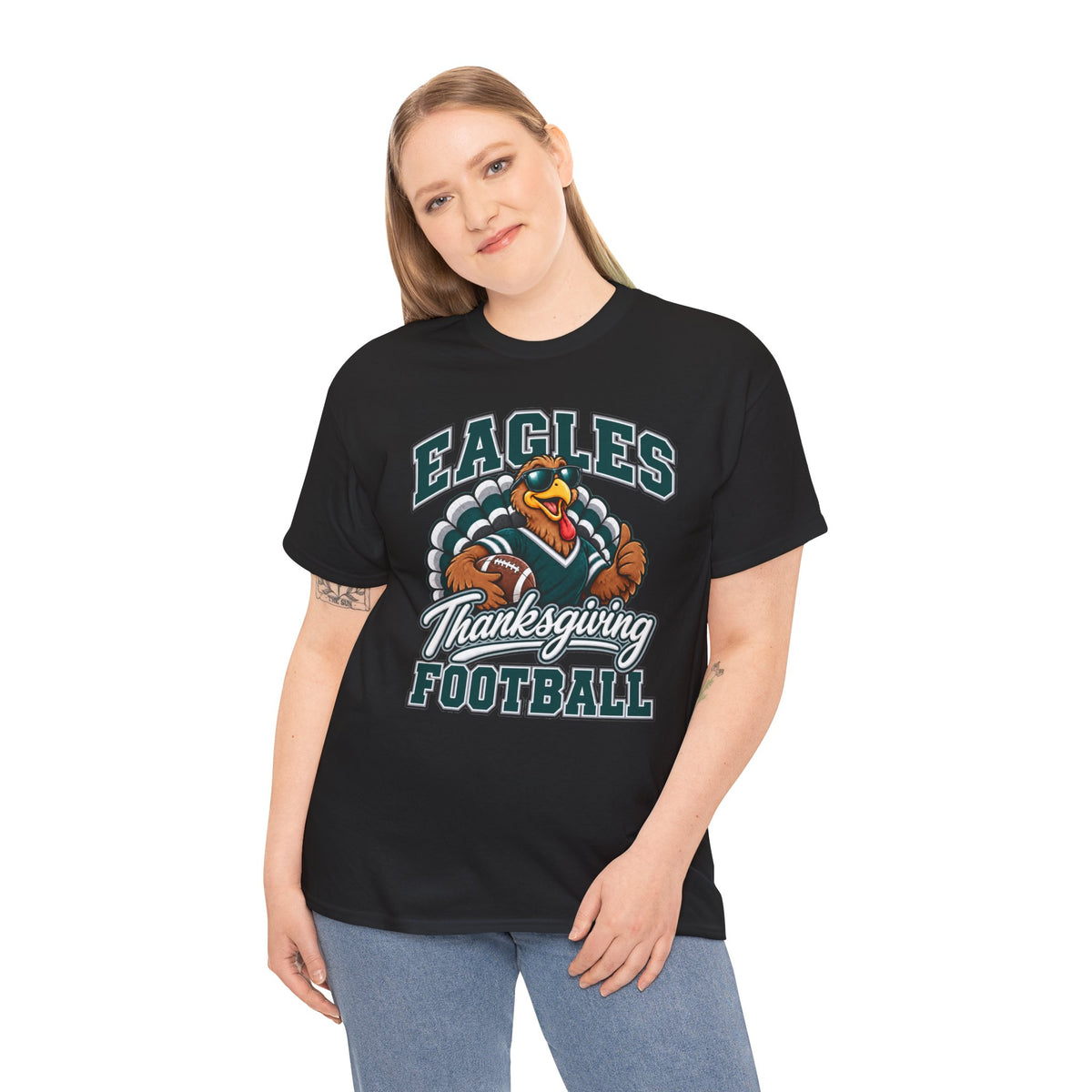Eagles Thanksgiving Football Tee