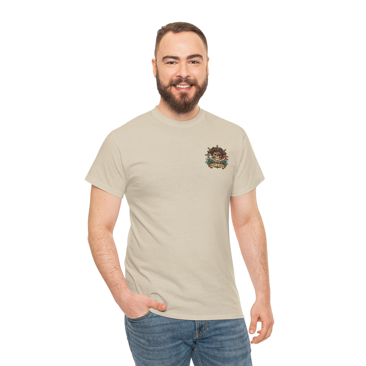 Pirate Skull Tee — "I Was a Pirate" Nautical Skull, Water • Alcohol • Booty • Boats Graphic T‑Shirt