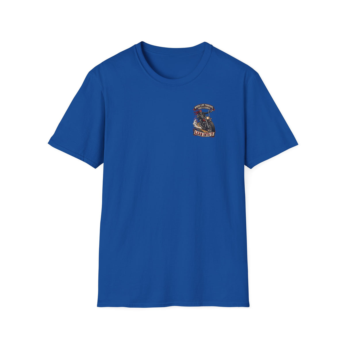 Motorcycle Rider Skull Tee — Born to Ride Graphic T-Shirt