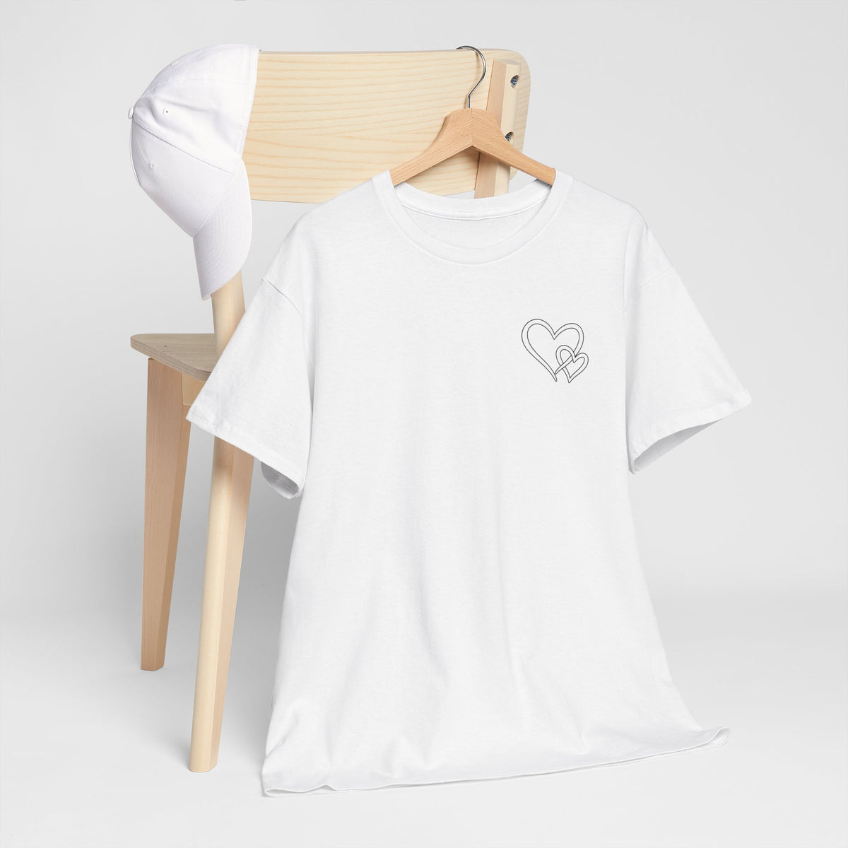 Inspirational Heart T-Shirt – "To the Person Behind Me: You Are Amazing, Beautiful and Enough" Motivational Tee