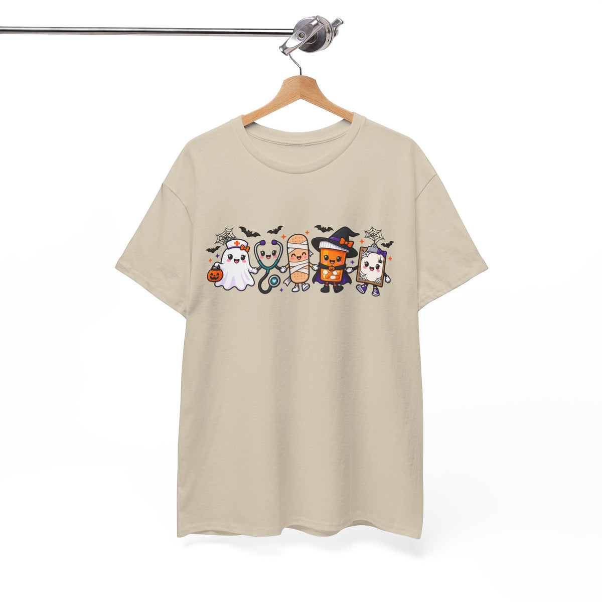 Halloween Candy Characters Tee — Cute Trick-or-Treat Ghosts & Candy Corn Shirt