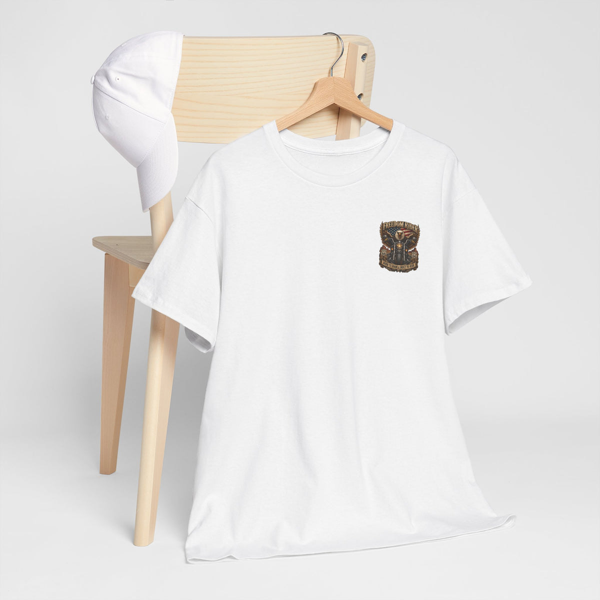 Freedom Rider Motorcycle T‑Shirt — Born to Roam Vintage Biker Tee