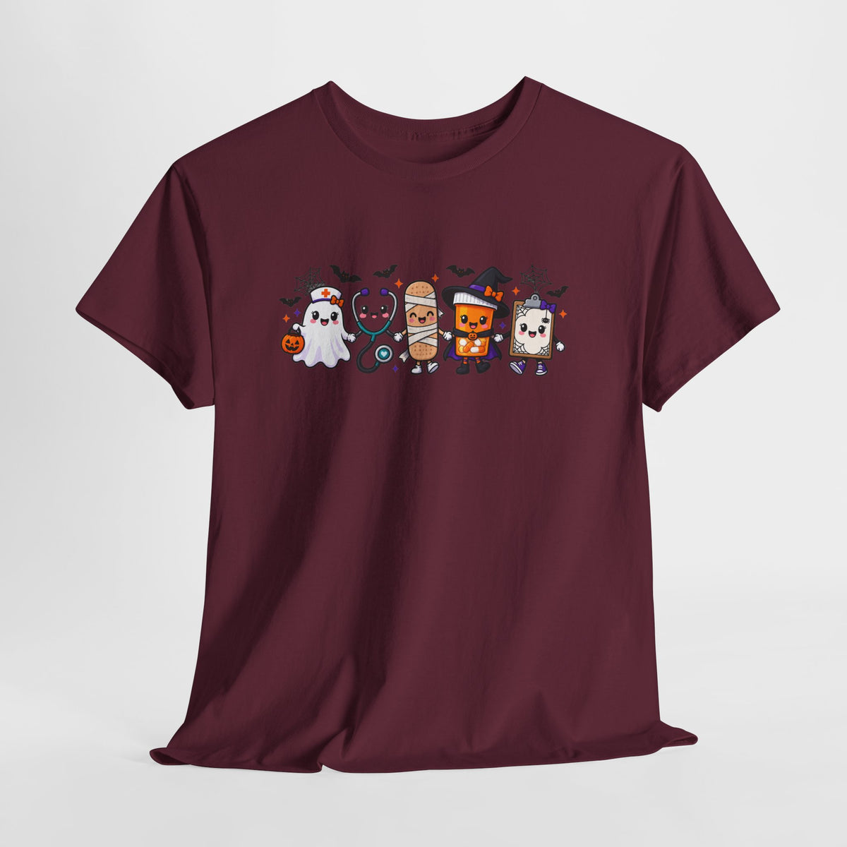 Halloween Candy Characters Tee — Cute Trick-or-Treat Ghosts & Candy Corn Shirt