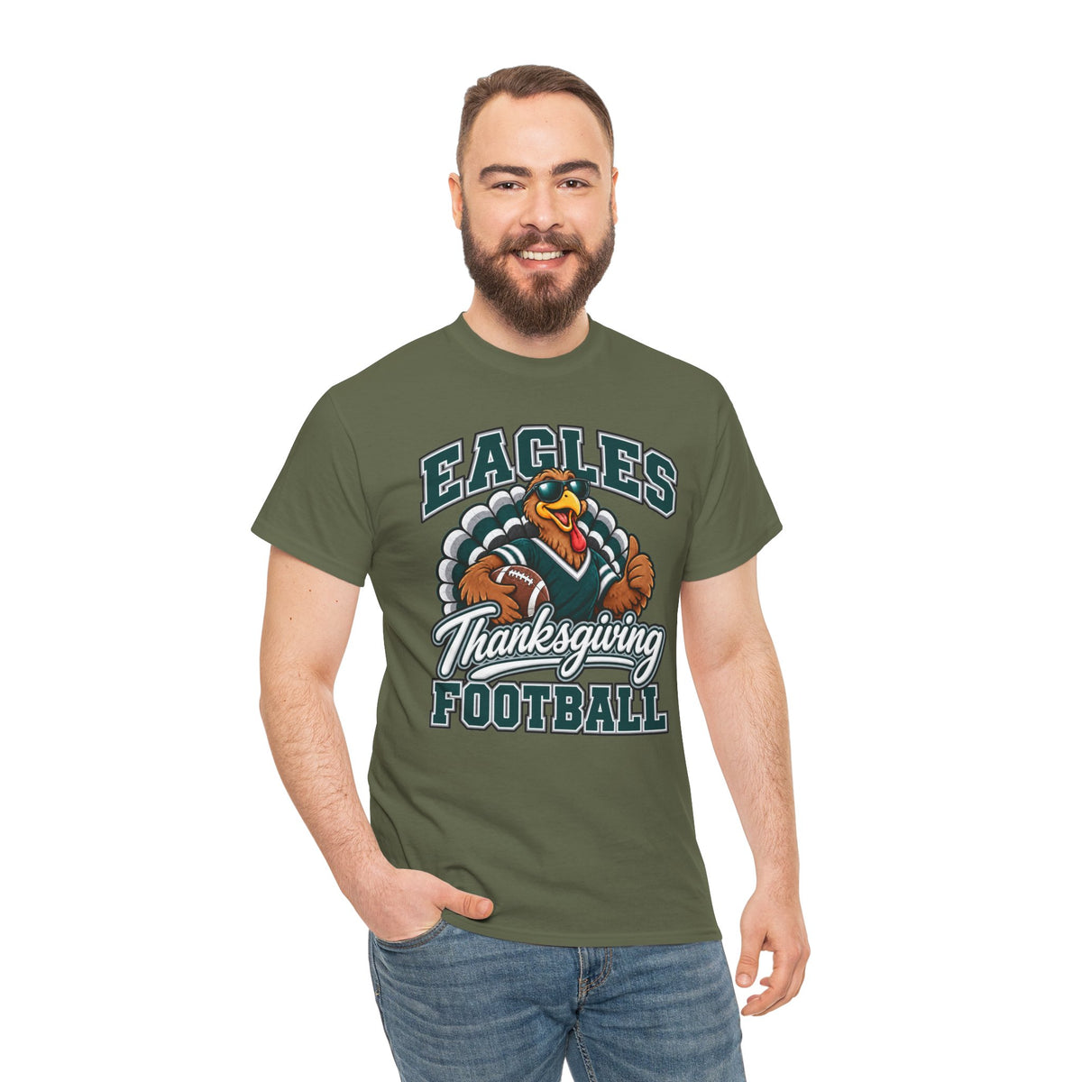 Eagles Thanksgiving Football Tee