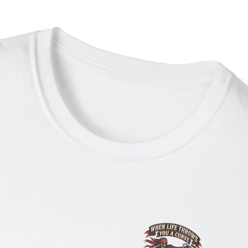 Motorcycle Rider Skull Tee — Born to Ride Graphic T-Shirt