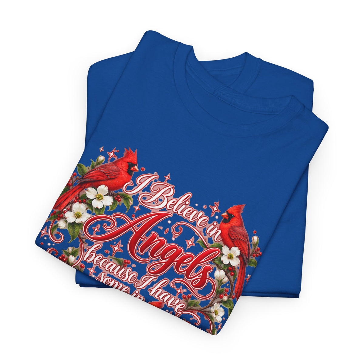 Angels from Heaven Cardinal Christmas T-Shirt