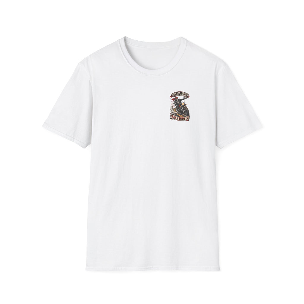 Motorcycle Rider Skull Tee — Born to Ride Graphic T-Shirt