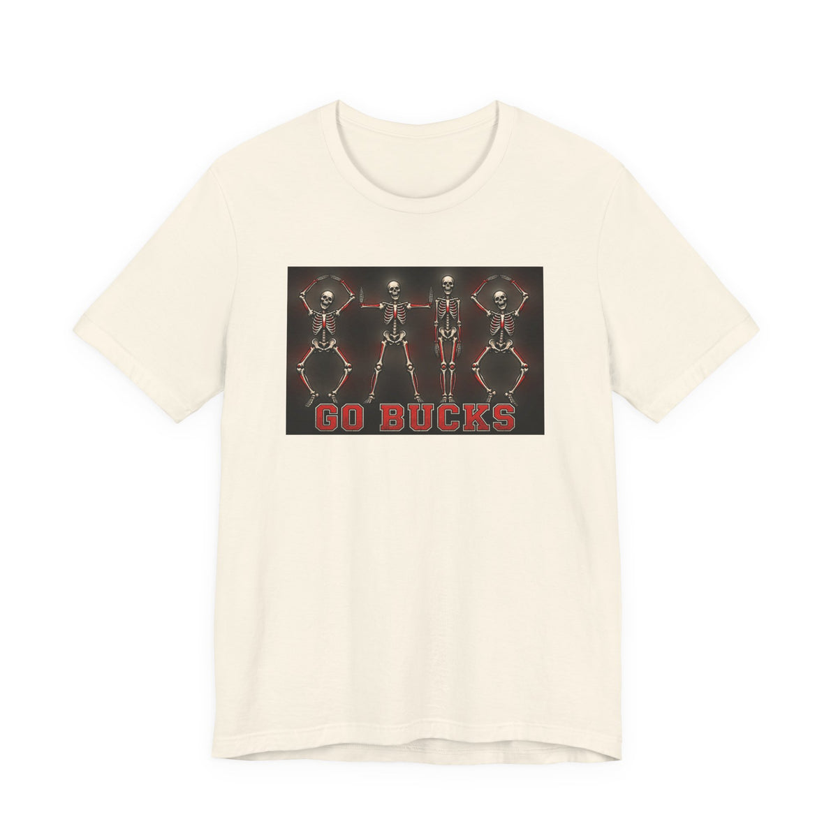 Go Bucks T-Shirt — Dancing Skeletons College Game Day Tee