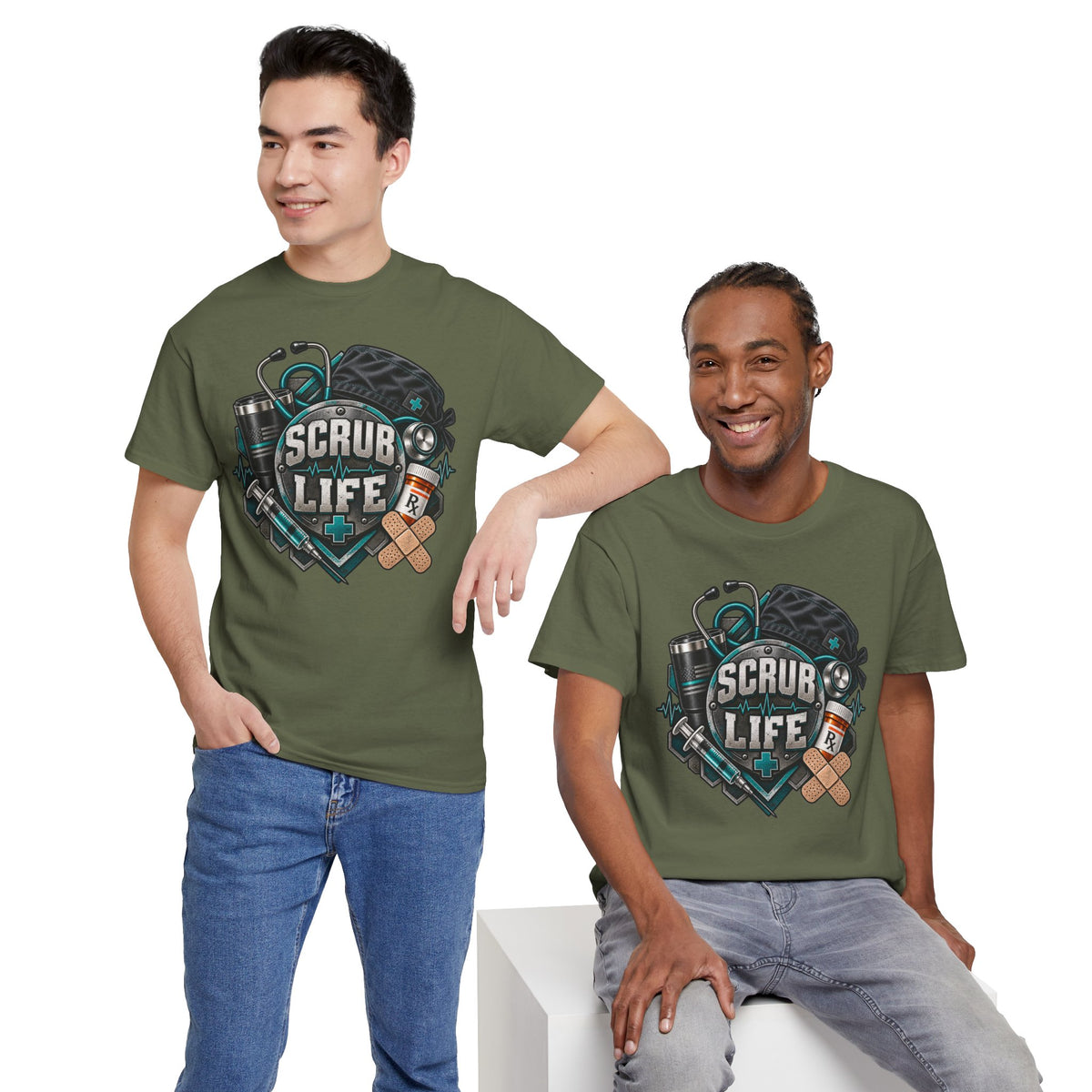 Scrub Life T-Shirt – Nurse & Healthcare Worker Graphic Tee
