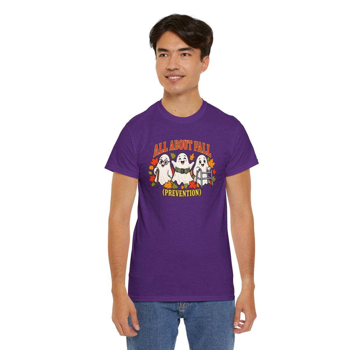 All About Fall (Prevention) Ghost Tee — Cute Halloween Autumn T-Shirt