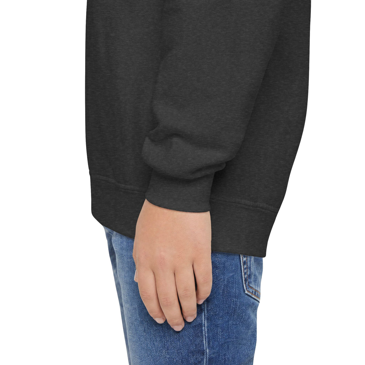 Youth Crewneck Sweatshirt — Cute Smiley "Stay Sweet" Graphic, Kids Cozy Pullover