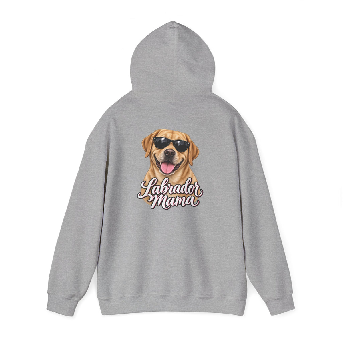 Labrador Mama Hoodie — Dog Mom Sweatshirt with Cute Sunglasses Lab Design