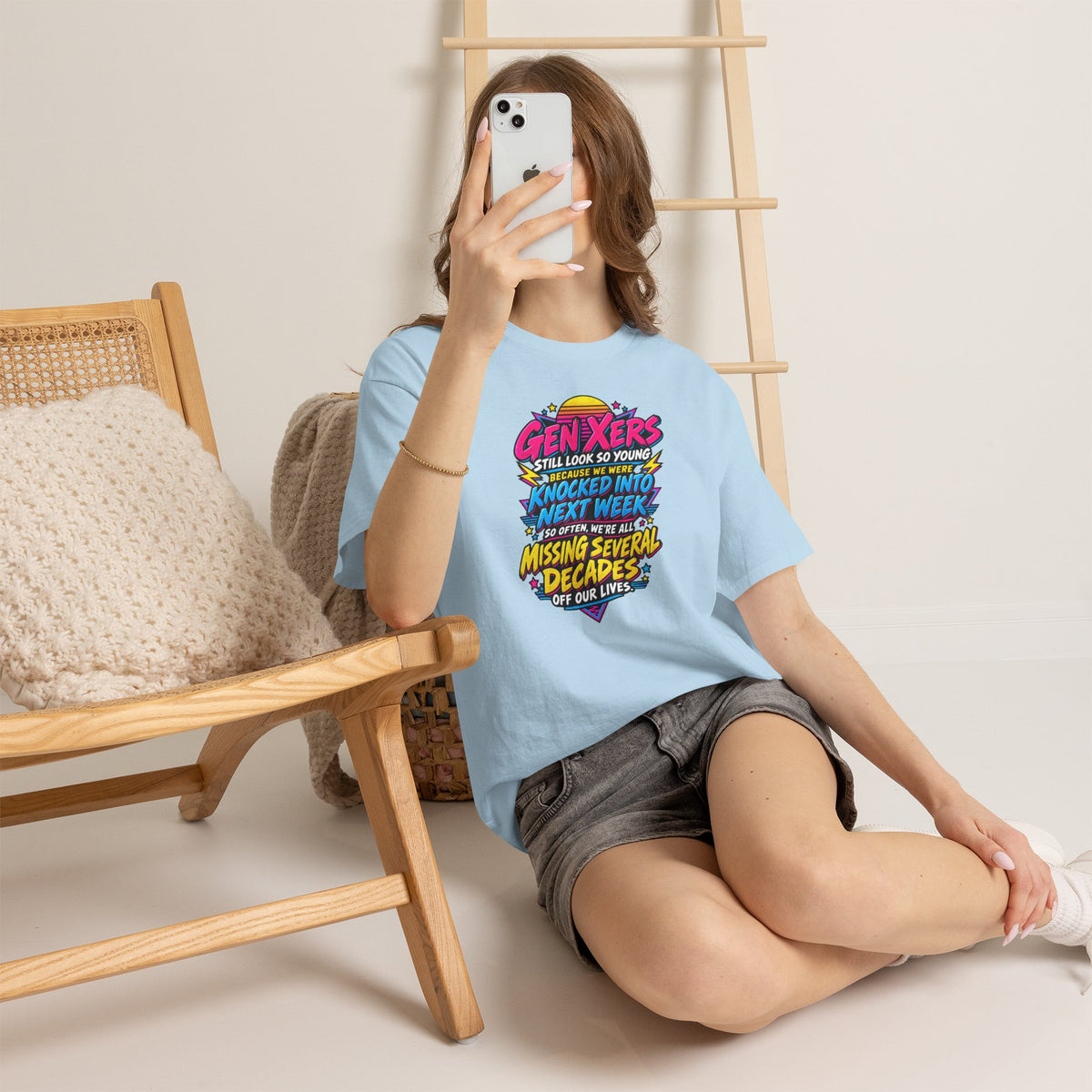 Gen Xers Retro Graphic Tee — “Still Look So Young… Missing Several Decades”