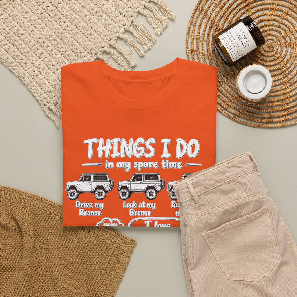 T‑Shirt — "Things I Do in My Spare Time" Jeep Lover Graphic Tee