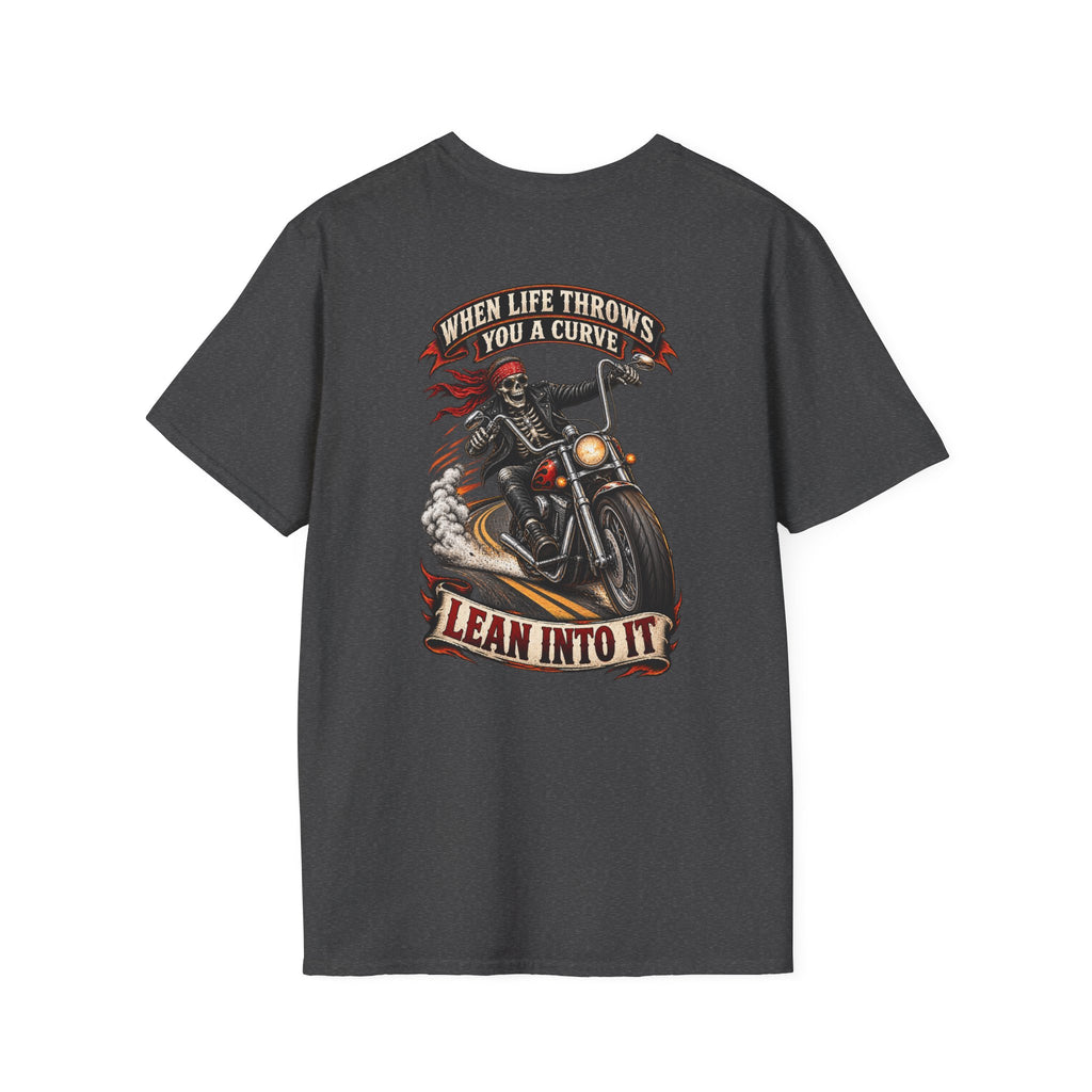 Motorcycle Rider Skull Tee — Born to Ride Graphic T-Shirt