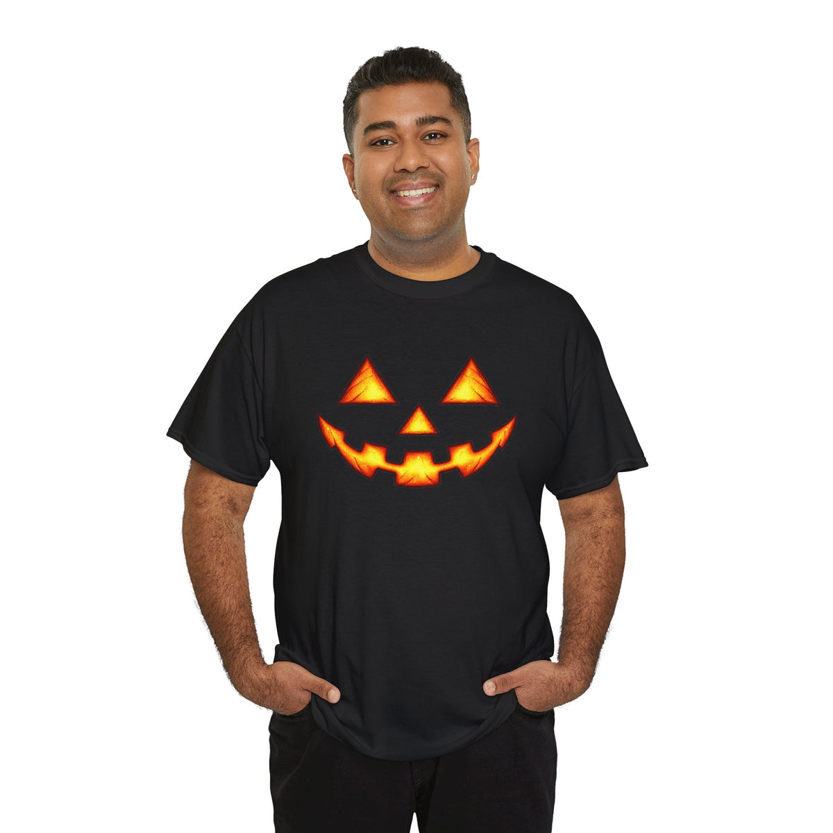 Halloween Jack-O'-Lantern Happy T-Shirt