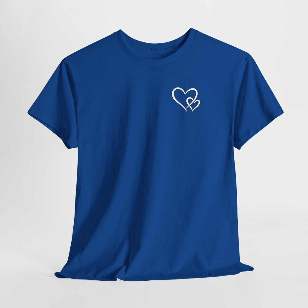 Inspirational Heart T-Shirt – "To the Person Behind Me: You Are Amazing, Beautiful and Enough" Motivational Tee