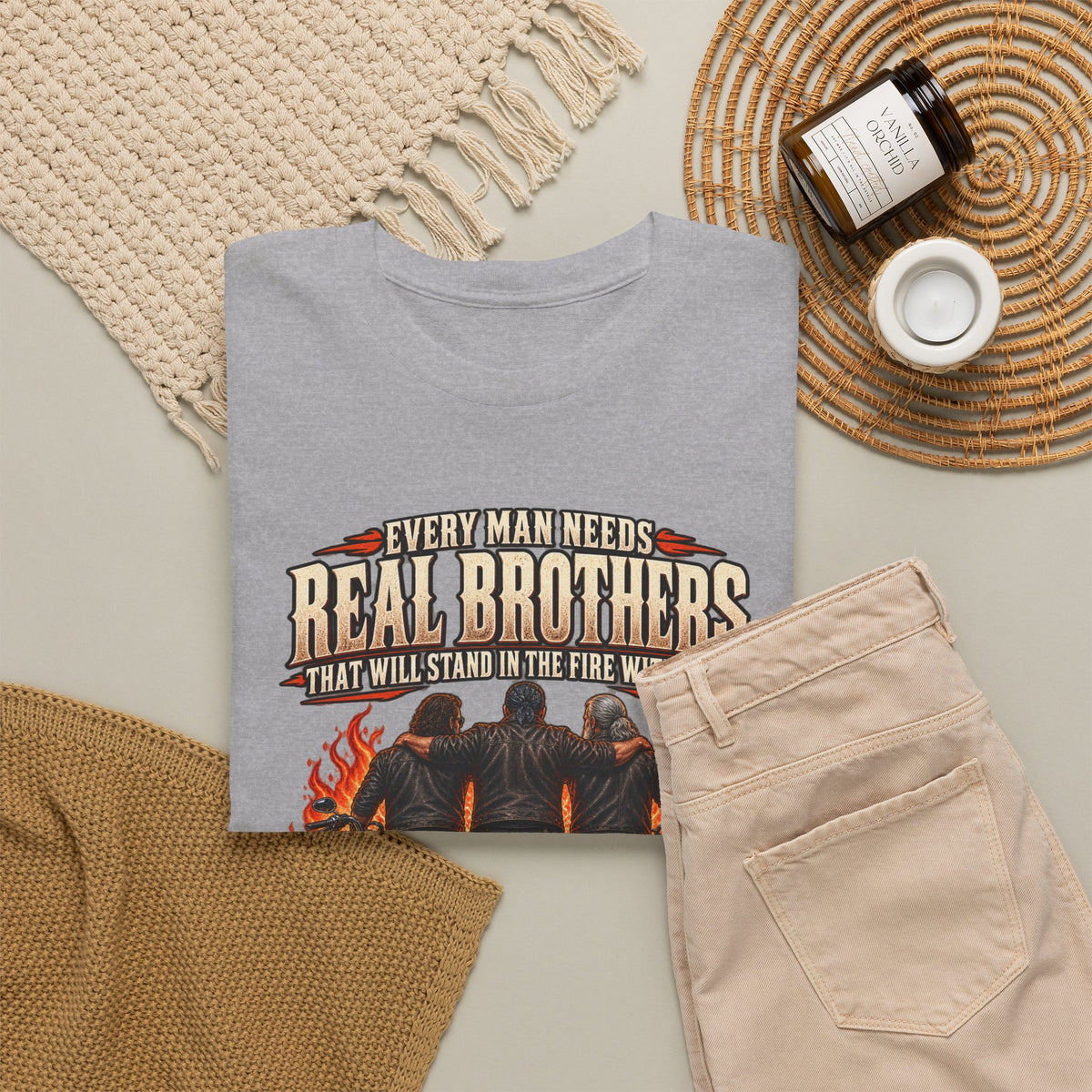 Real Brothers Graphic T-Shirt – Brotherhood and Strength