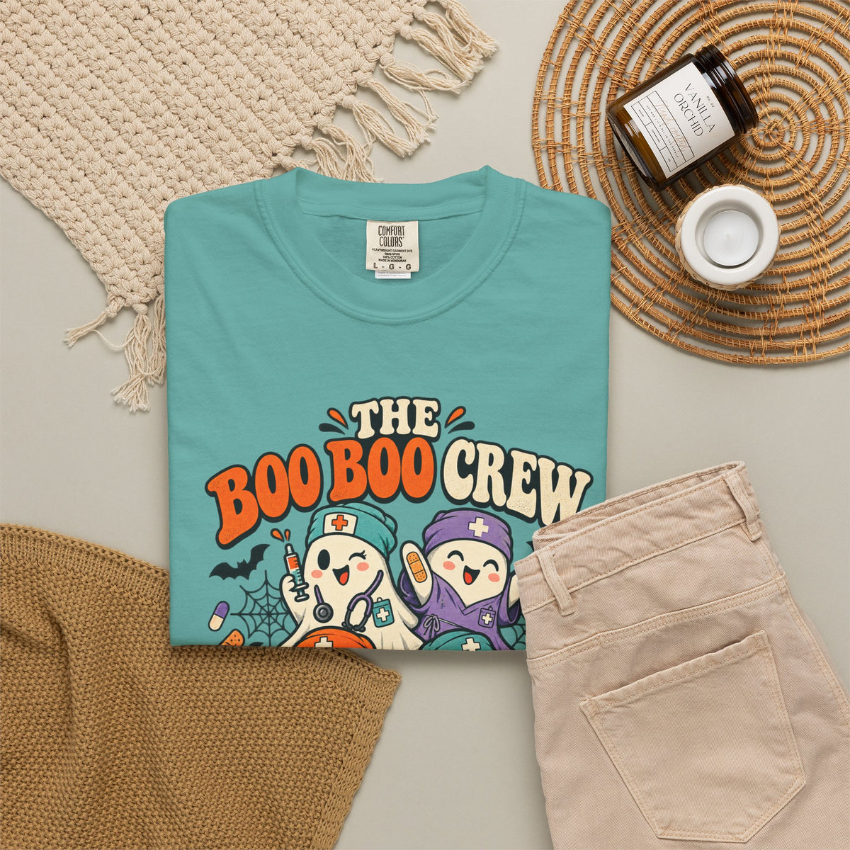 Halloween 'The Boo Boo Crew' Graphic T-Shirt