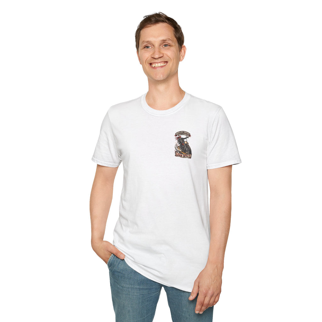 Motorcycle Rider Skull Tee — Born to Ride Graphic T-Shirt