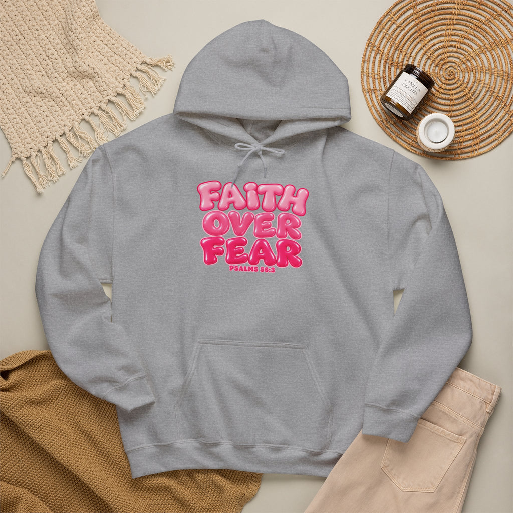 Faith Over Fear Inspirational Hoodie
