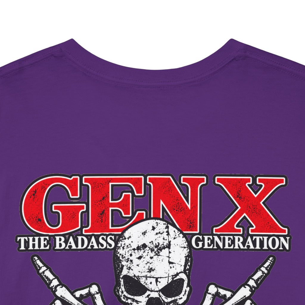 Gen X T‑Shirt — "The Badass Generation" Skull & Crossbones Retro Tee