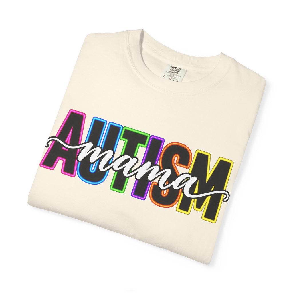 Autism Mama T-Shirt — Colorful Pride Support Tee for Moms