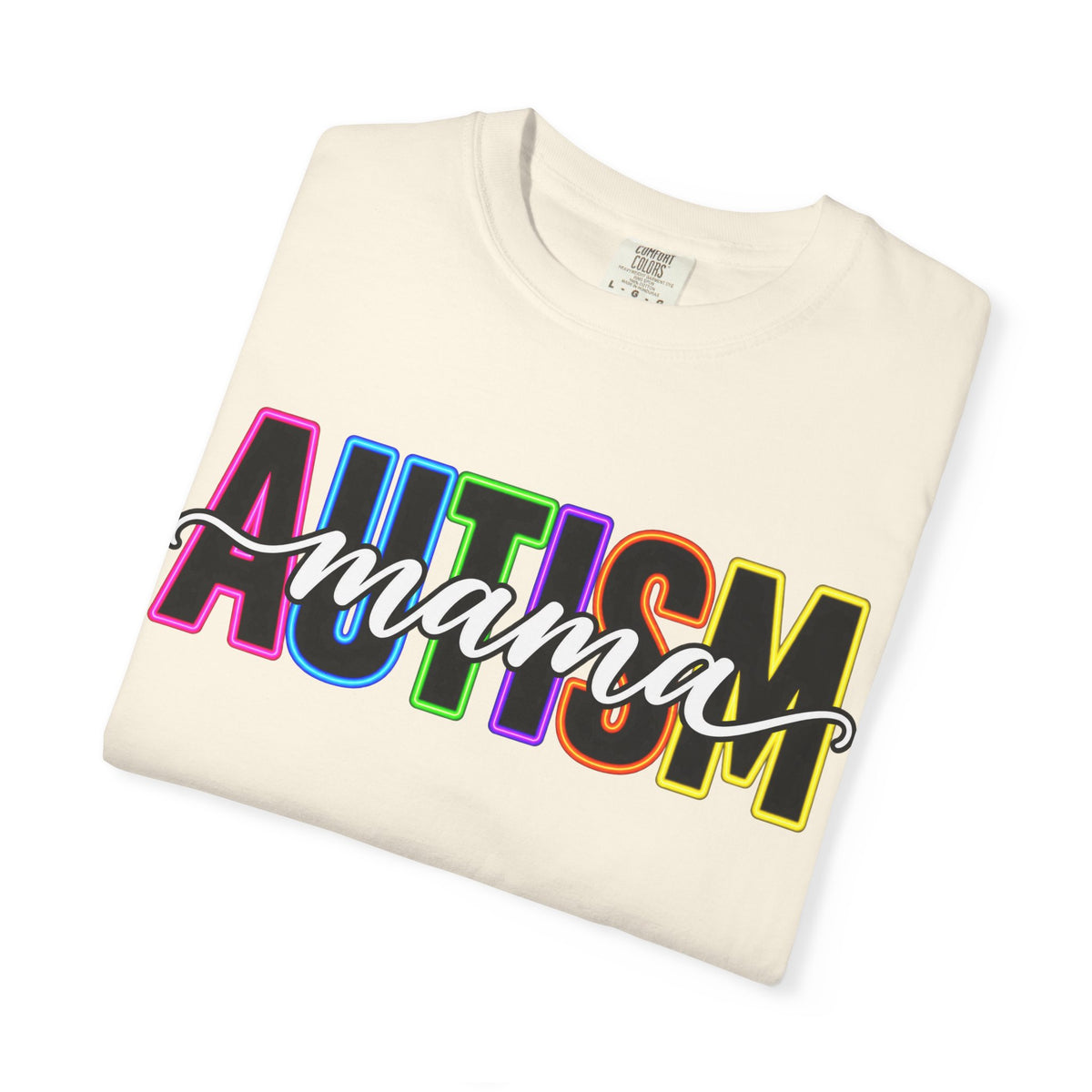 Autism Mama T-Shirt — Colorful Pride Support Tee for Moms