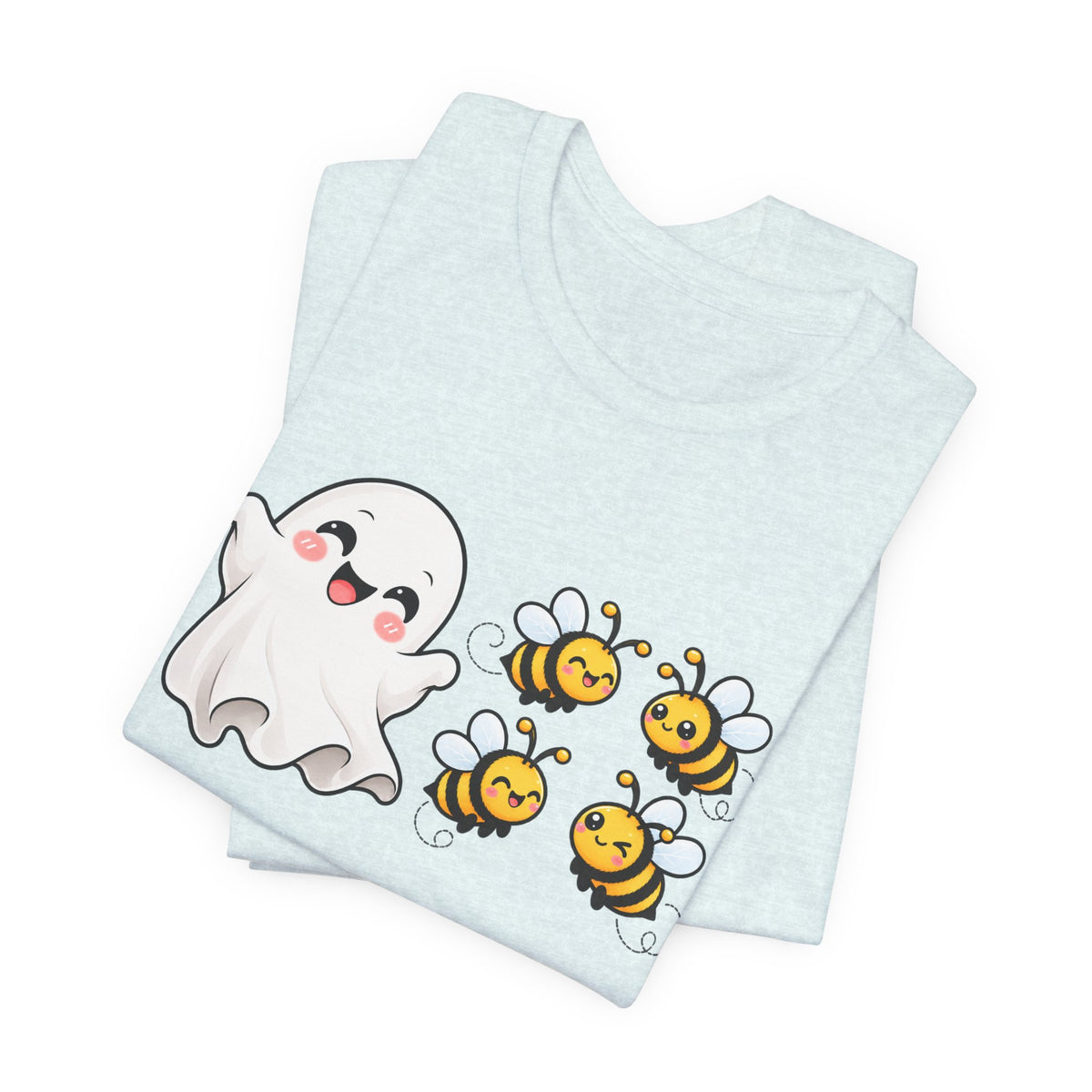 Boo & Bees Halloween Tee – Cute Ghost & Bee Shirt | Spooky Season Must-Have