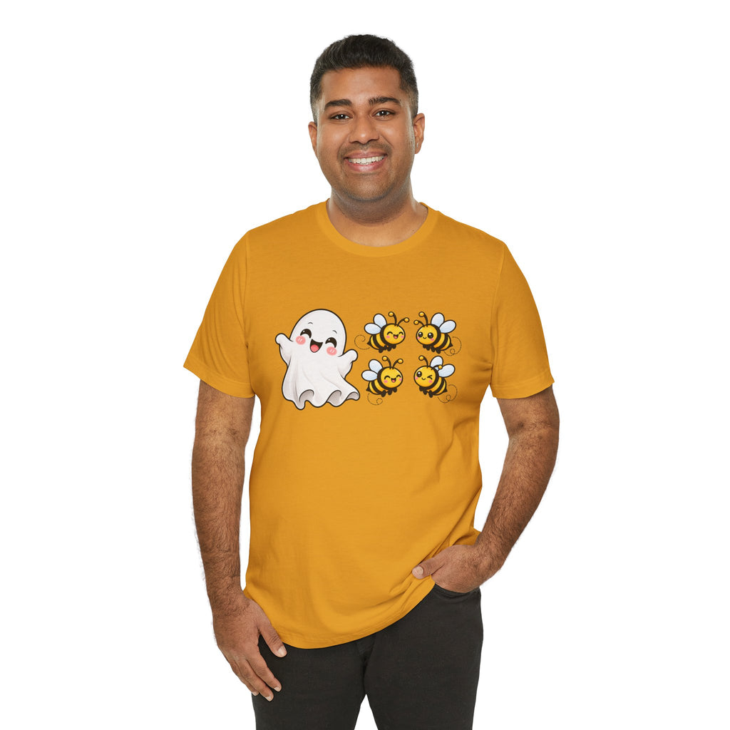 Boo & Bees Halloween Tee – Cute Ghost & Bee Shirt | Spooky Season Must-Have