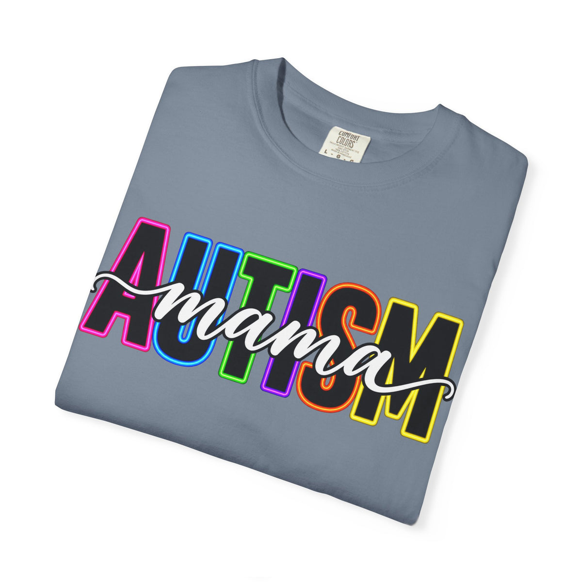 Autism Mama T-Shirt — Colorful Pride Support Tee for Moms