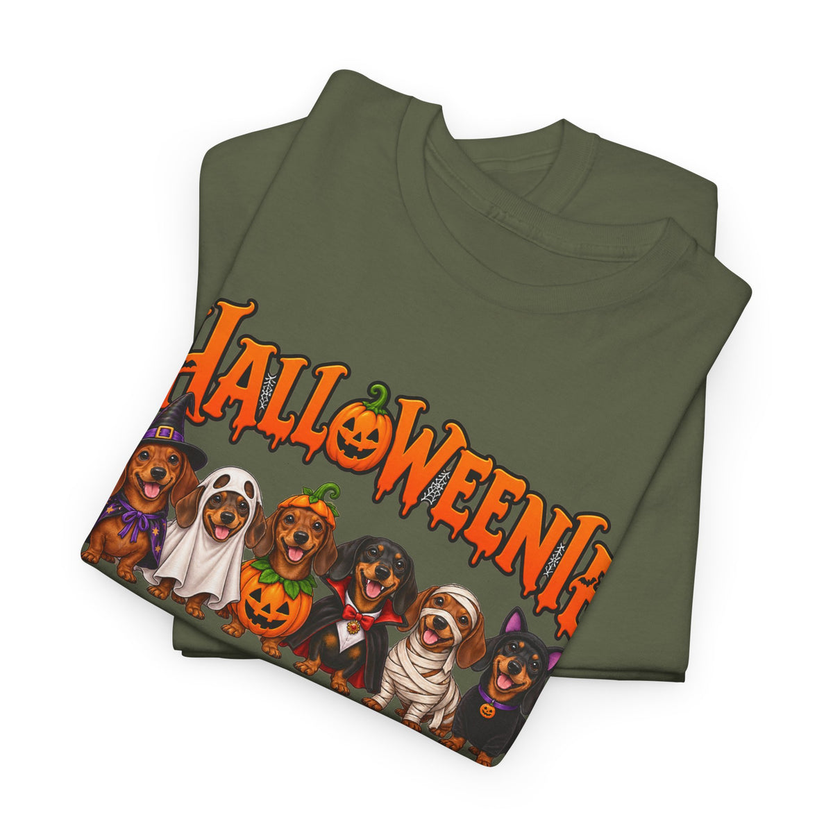 Halloweenie Dachshund T-Shirt | Halloween Dog Graphic