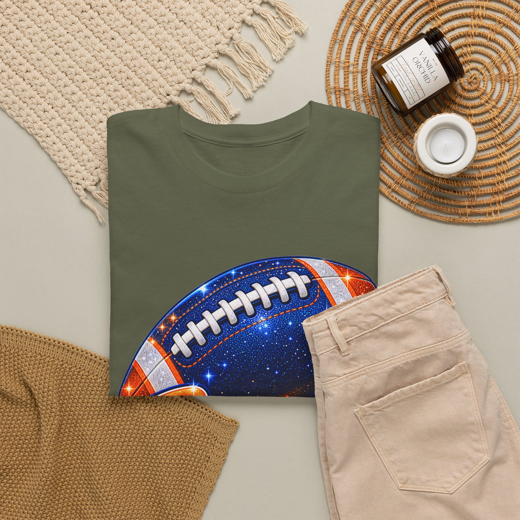 Broncos Football T-Shirt — Galaxy Football Graphic Tee