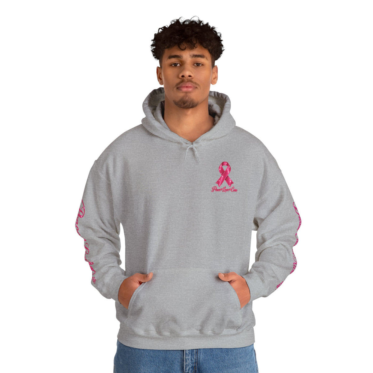 Pink Ribbon Breast Cancer Awareness Hoodie