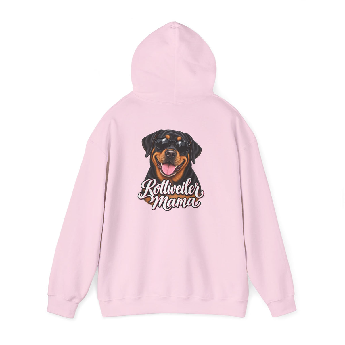 Rottweiler Mama Hoodie — Cute Rottie Portrait Pullover for Dog Moms