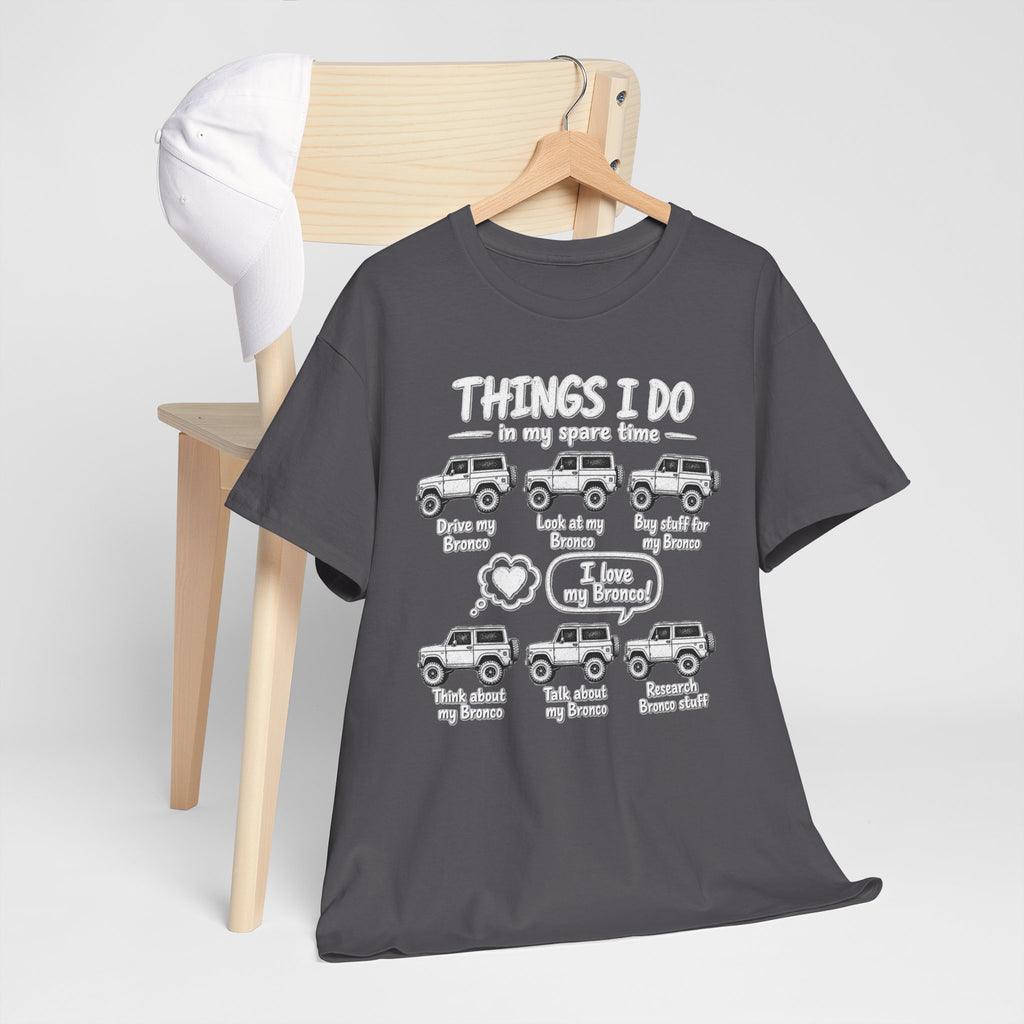 T‑Shirt — "Things I Do in My Spare Time" Jeep Lover Graphic Tee